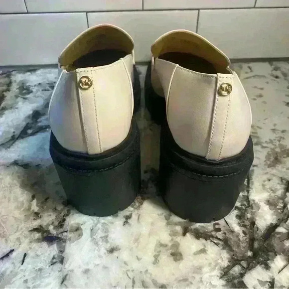 NWOB Michael Kors Women's Rocco Lug Sole Slip On Heeled Loafer - Picture 4 of 13